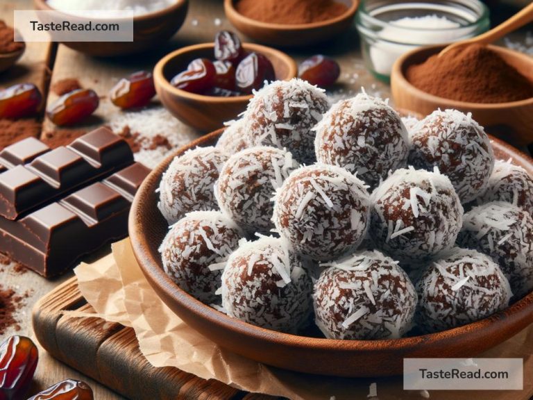 How to Make Sweet Coconut Chocolate Energy Balls