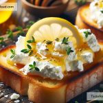 How to Make Sweet Honey Lemon Ricotta Toasts