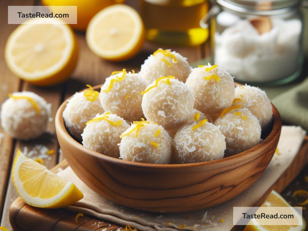 How to Make Sweet Lemon Coconut Bliss Balls