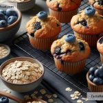 How to Make Sweet Oatmeal and Blueberry Muffins