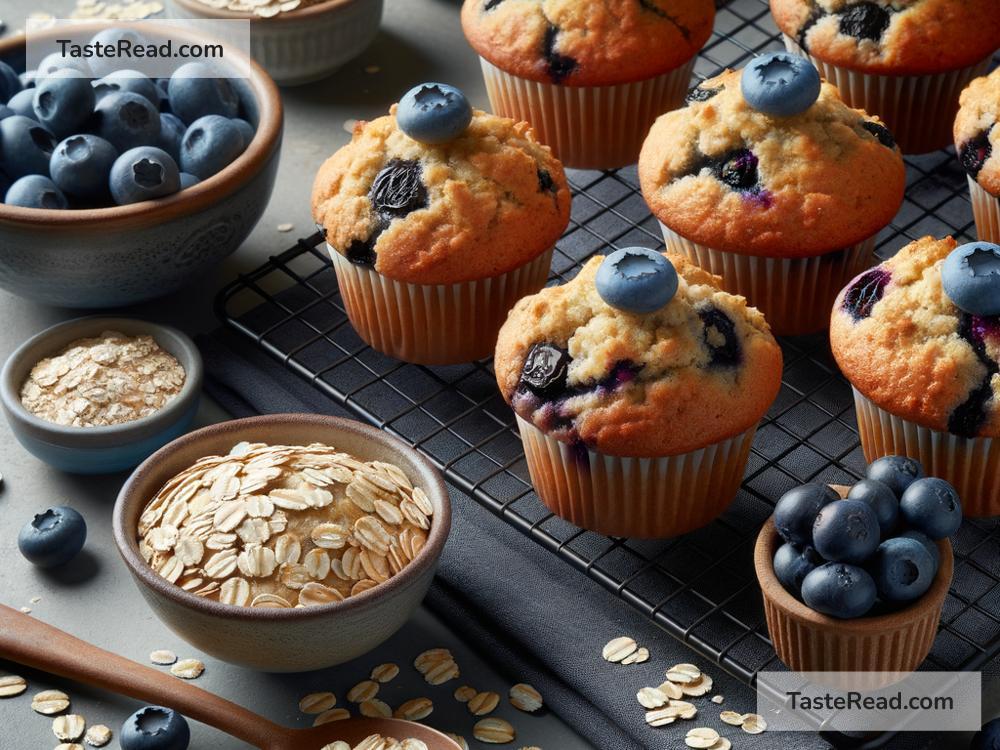 How to Make Sweet Oatmeal and Blueberry Muffins