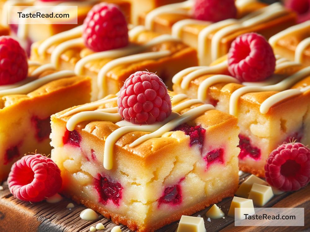 How to Make Sweet White Chocolate Raspberry Blondies