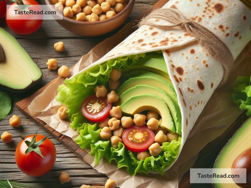 How to Make Vegan Chickpea and Avocado Salad Wrap