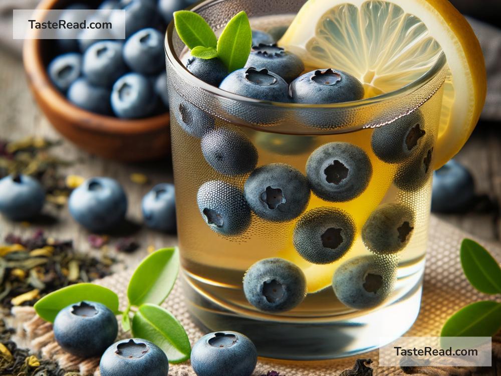 How to Prepare a Chilled Blueberry Green Tea