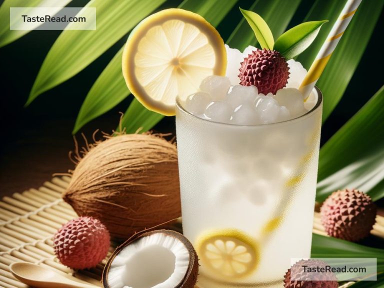 How to Prepare a Chilled Coconut Lychee Lemonade