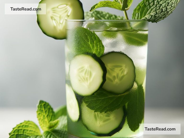 How to Prepare a Chilled Cucumber Mint Cooler