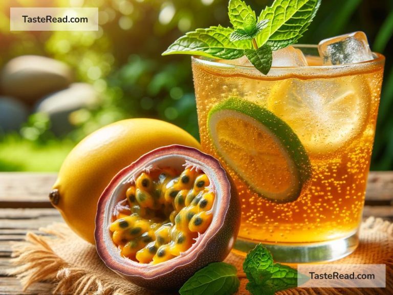 How to Prepare a Chilled Passion Fruit Iced Tea