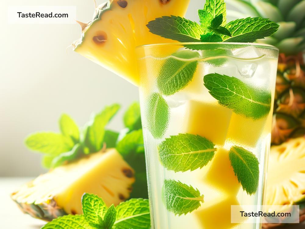 How to Prepare a Chilled Pineapple Mint Lemonade