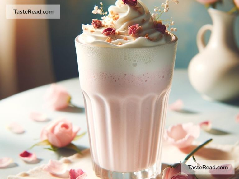 How to Prepare a Creamy Coconut Rosewater Shake