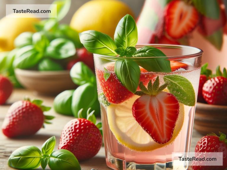 How to Prepare a Fruity Strawberry Basil Lemonade