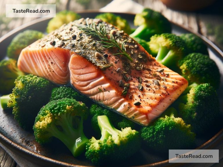 How to Prepare a Heart-Healthy Baked Salmon with Broccoli