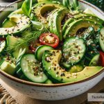 How to Prepare a High-Fiber Avocado and Cucumber Salad