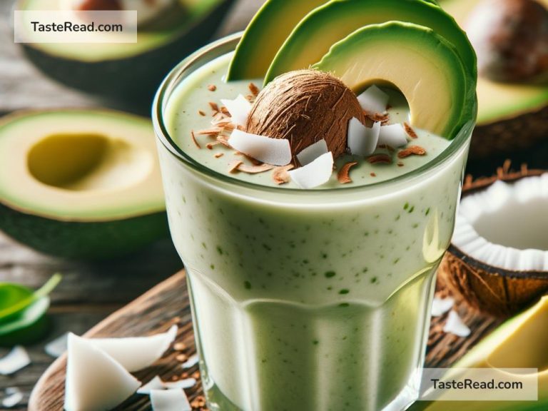 How to Prepare a High-Potassium Avocado and Coconut Smoothie