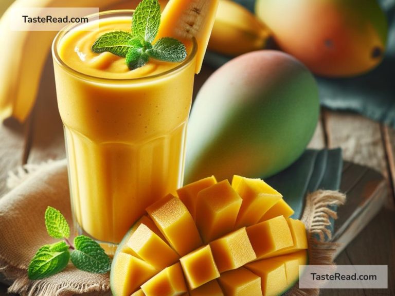 How to Prepare a High-Potassium Banana and Mango Smoothie