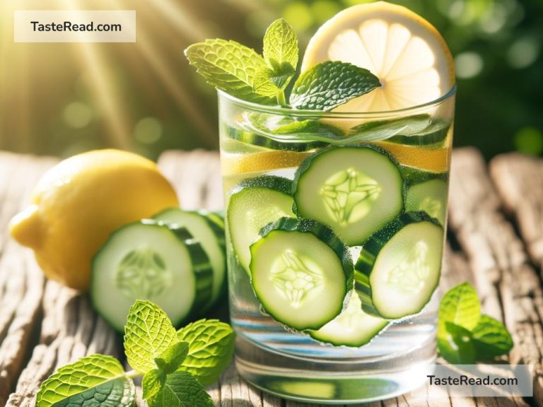 How to Prepare a Refreshing Cucumber Lemon Water