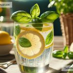 How to Prepare a Refreshing Lemon Basil Spritzer