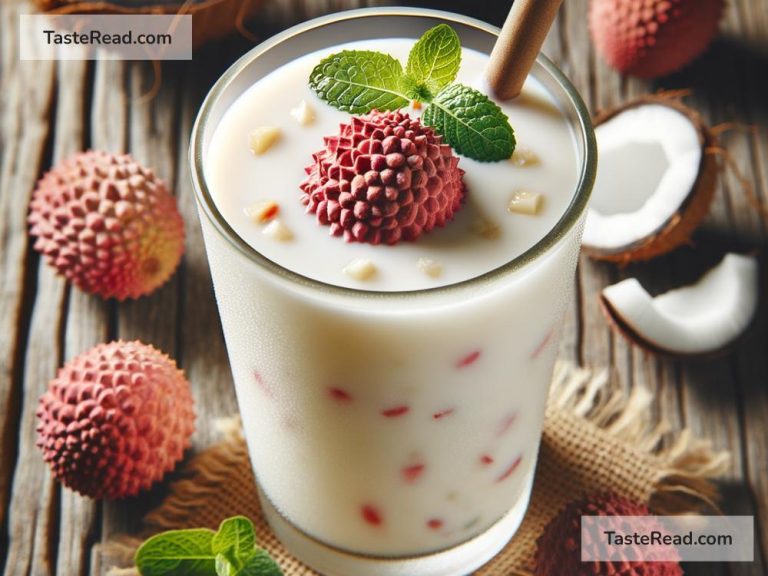 How to Prepare a Sweet and Creamy Lychee Coconut Smoothie