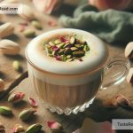 How to Prepare a Sweet and Nutty Pistachio Rosewater Latte