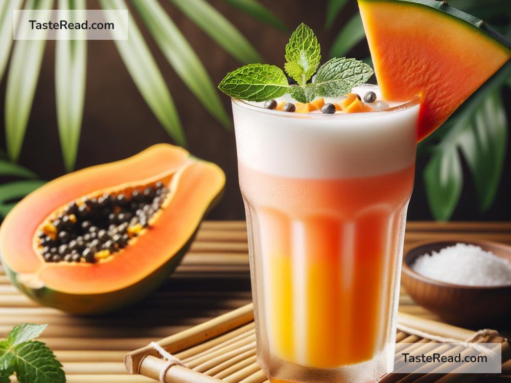 How to Prepare a Tropical Papaya Coconut Agua Fresca