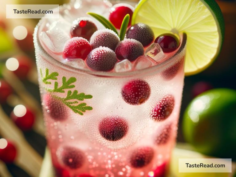 How to Prepare a Zesty Cranberry Lime Spritzer