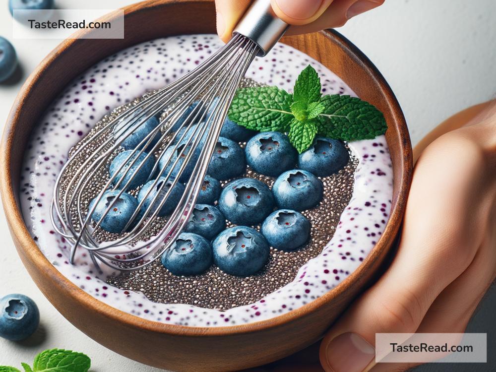 How to Prepare an Antioxidant-Rich Blueberry and Chia Seed Pudding