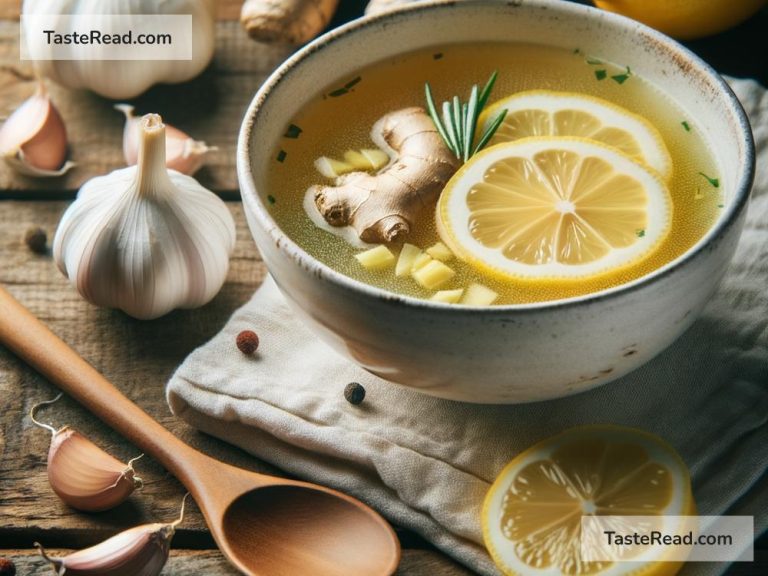 How to Prepare an Immune-Boosting Lemon, Garlic, and Ginger Soup