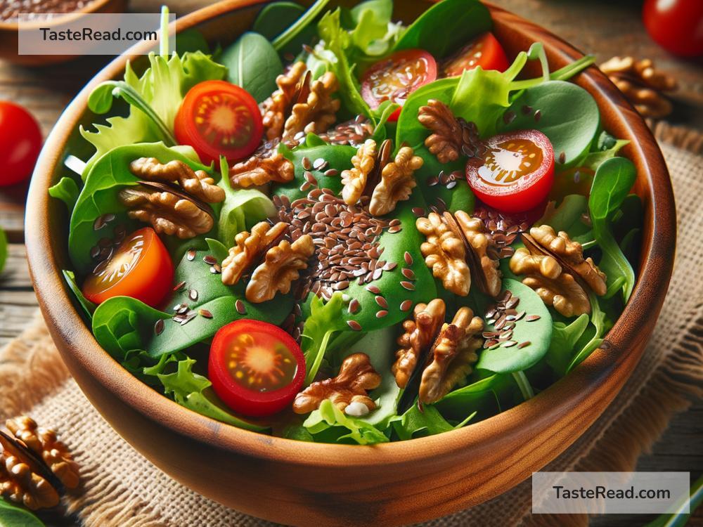 How to Prepare an Omega-3 Rich Walnut and Flaxseed Salad