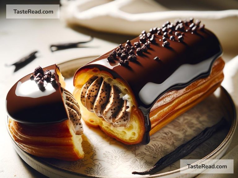 How to Prepare Chocolate Éclairs with Cream Filling