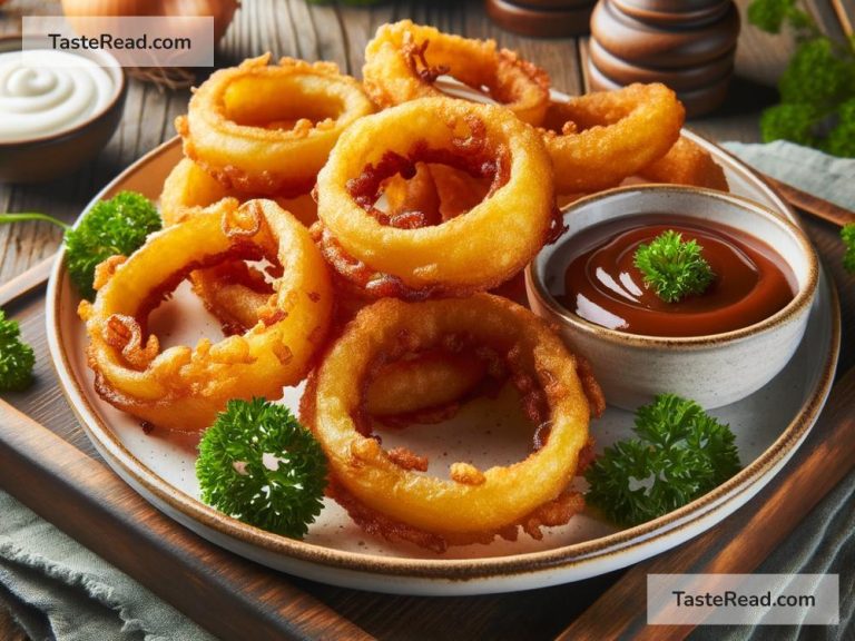 How to Prepare Crispy Baked Onion Rings