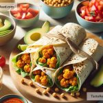 How to Prepare Crispy Cauliflower and Chickpea Wraps