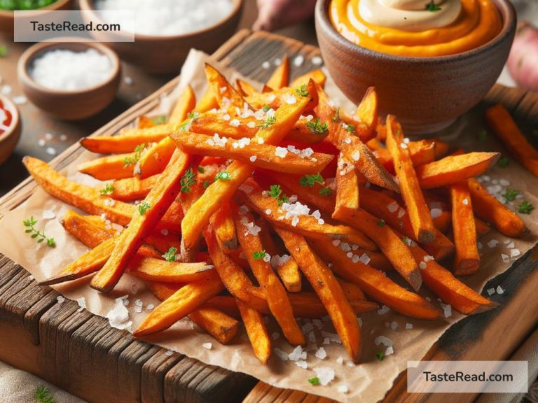 How to Prepare Crispy Sweet Potato Fries with Spicy Mayo