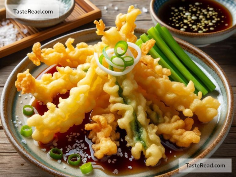 How to Prepare Crispy Vegetable Tempura with Dipping Sauce