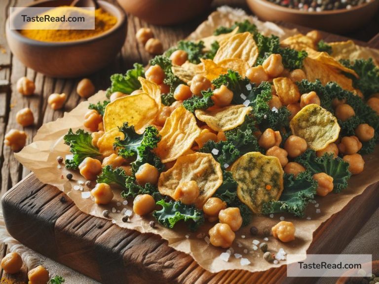 How to Prepare Crunchy Baked Chickpea and Kale Chips