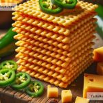 How to Prepare Crunchy Cheddar and Jalapeño Wafers