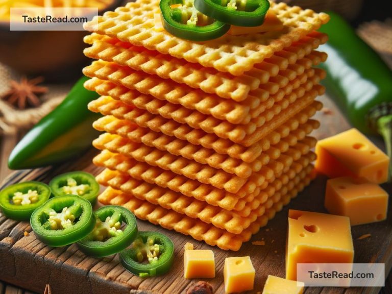 How to Prepare Crunchy Cheddar and Jalapeño Wafers