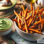 How to Prepare Crunchy Sweet Potato Fries with Avocado Dip