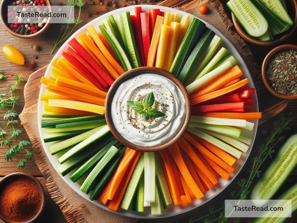 How to Prepare Crunchy Veggie Sticks with Yogurt Dip