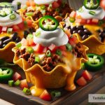 How to Prepare Savory Loaded Nacho Cups