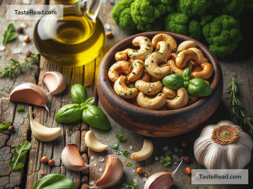 How to Prepare Savory Roasted Garlic and Herb Cashews