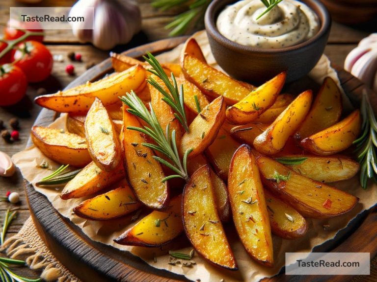 How to Prepare Savory Roasted Garlic Herb Potato Wedges