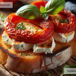 How to Prepare Savory Roasted Red Pepper and Goat Cheese Toasts