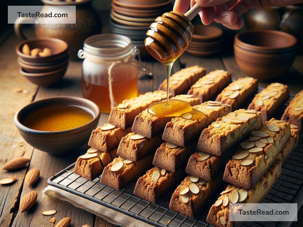 How to Prepare Sweet Honey Drizzled Almond Biscotti