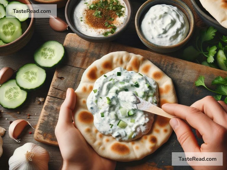 How to Prepare Vegan Pita Bread with Tzatziki Sauce