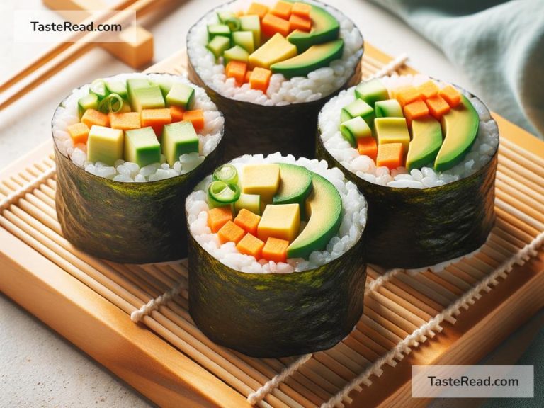 How to Prepare Vegan Sushi Rolls with Rice and Veggies