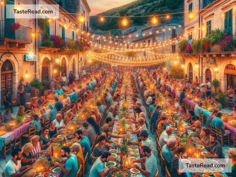 The Cultural Importance of Community Feasts in Mediterranean Villages