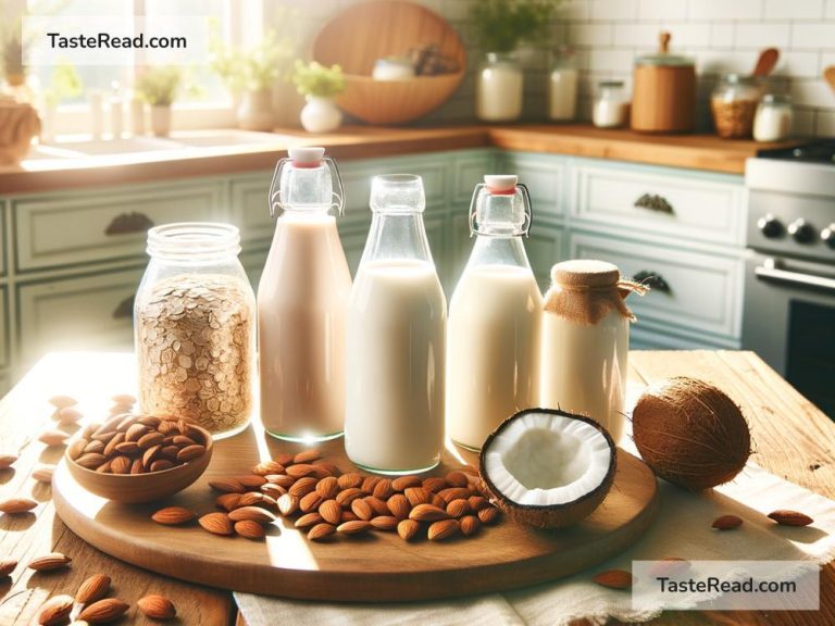 Cooking with Low-Carbon Impact Plant-Based Milks