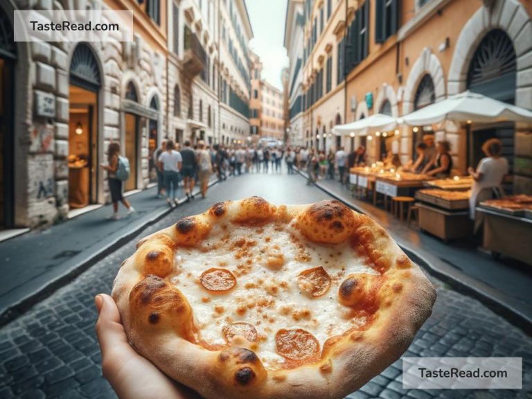 Discovering authentic pizza bianca in Rome, Italy