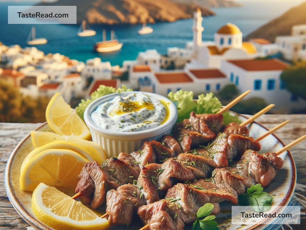 Discovering creamy and zesty tzatziki with souvlaki in Greece