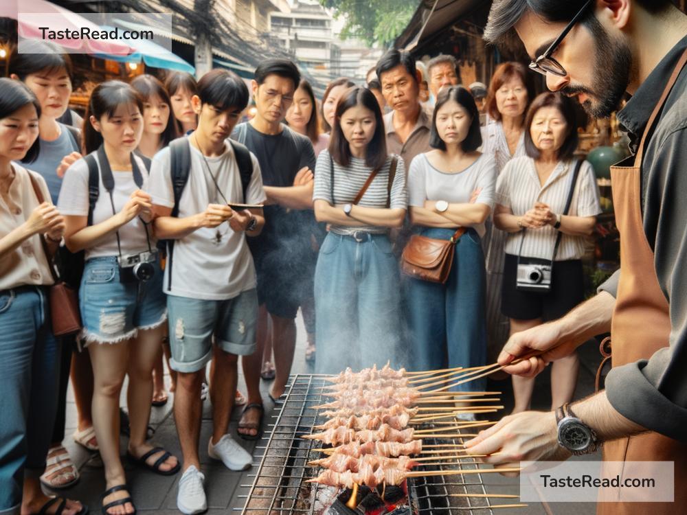 Discovering exotic grilled crocodile skewers in Thailand