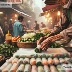 Discovering fresh spring rolls from Hanoi’s street vendors